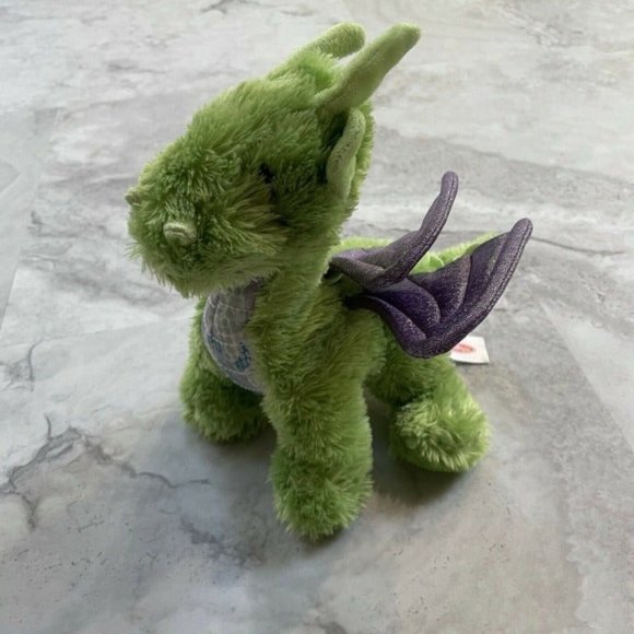 Melissa and Doug Green Purple Wings Zephyr Dragon Stuffed Animal Plush Princess‎ - Picture 1 of 8